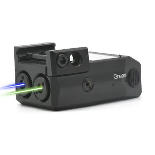 700 Lumen Pistol Light Laser Combo - Green/Red/Blue Laser With Tactical Flashlight