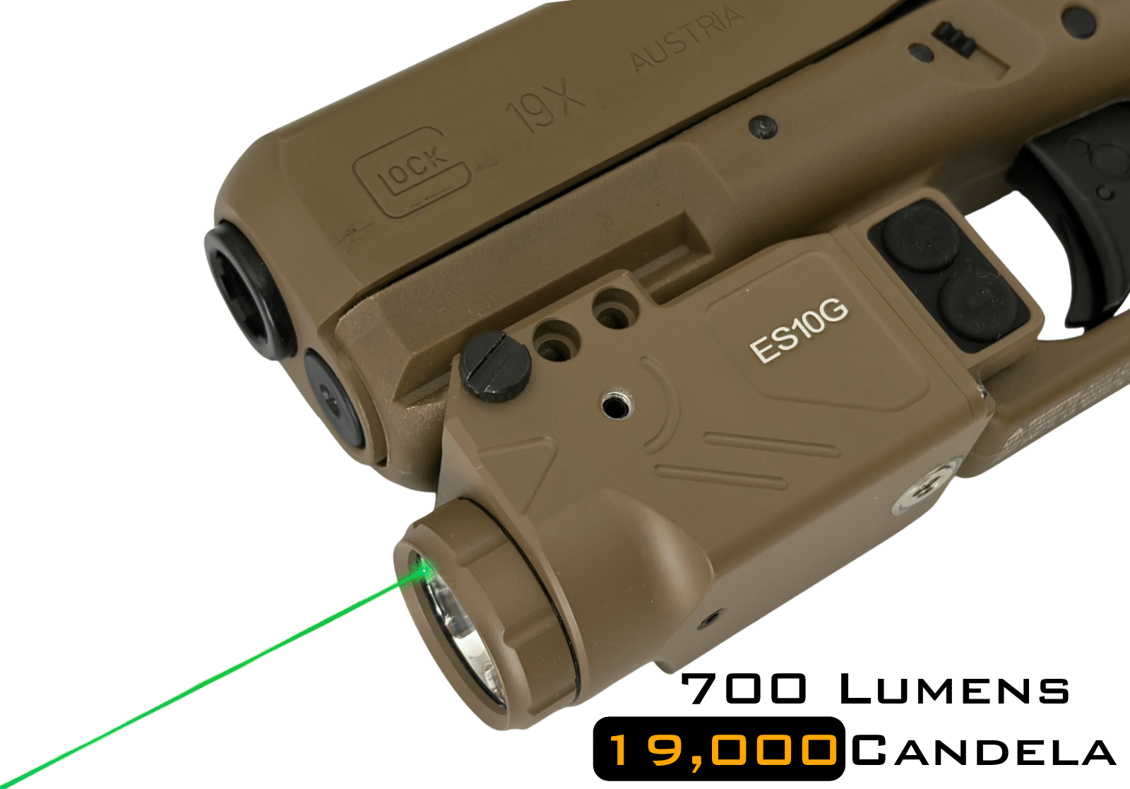 HiLight Tactical Enforcer 2 Cerakote finish detail — full-body or mounted on rail