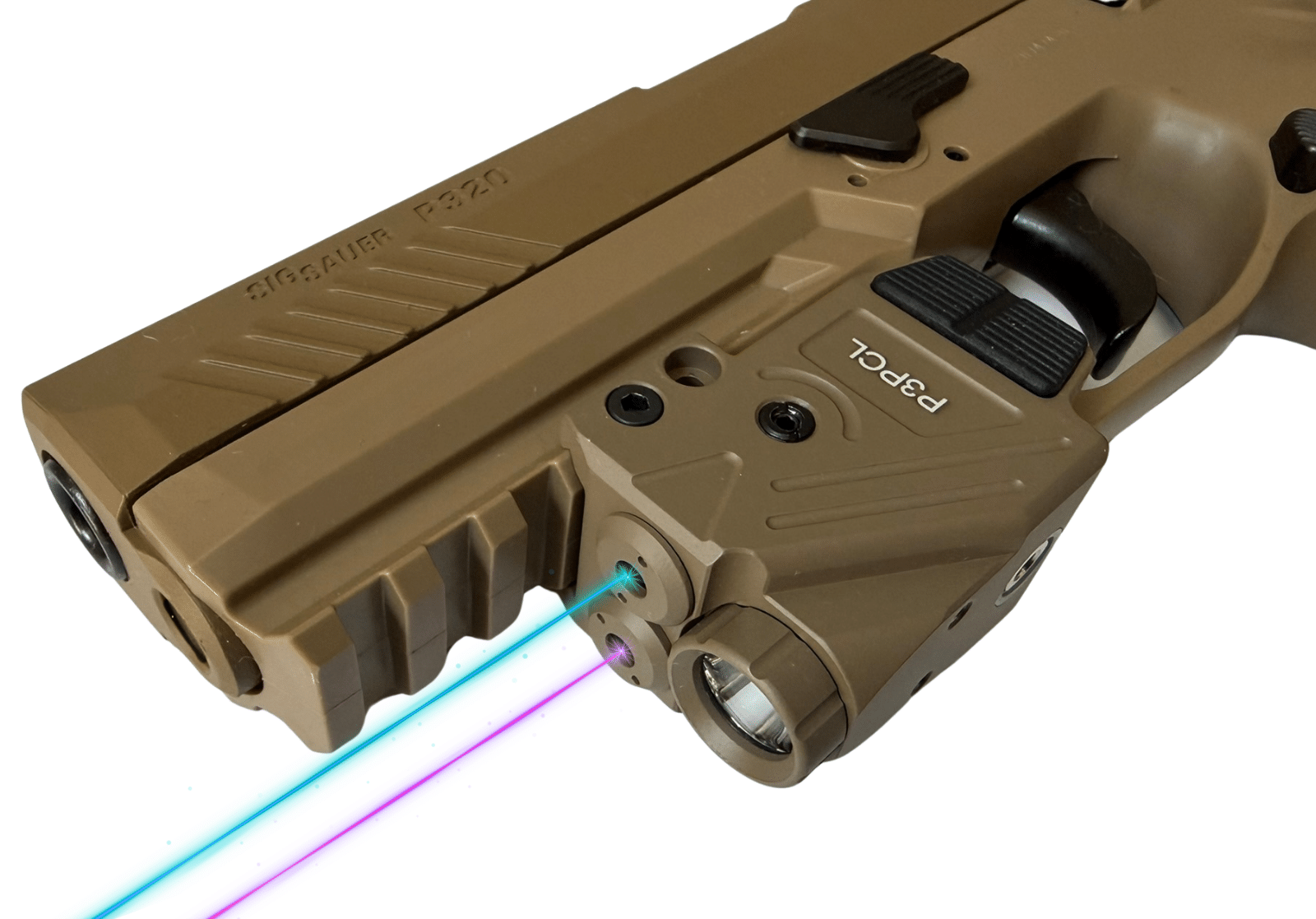 HiLight Tactical Peak Performance Purple/Cyan Cerakote colorway