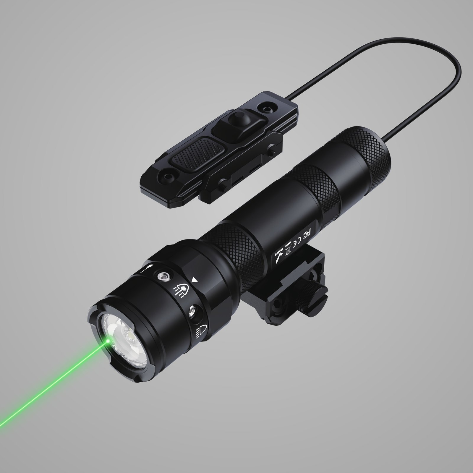 L3X-G rifle light with green laser